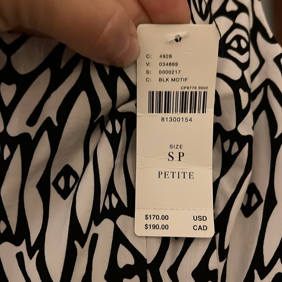 Blythe Petite Square Neck Tiered Dress - Picture 3 of 9